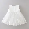 Robes de fille Arrivée des robes de baptême de bébé élégant fleur baptême du bébé 1ère année Robe de fête de mariage d'été l206