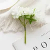 Fleurs décoratives 1 pc Carnation artificielle bouquet mini silk hydrangea couronne bricolage matériel de mariage décoration de fleurs arrangements de florais