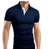 Polos masculine Nouveau polo pour hommes Summer à manches courtes à manches courtes S-5XL Q240509