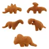 Dinosaur Chicken Nuggets Toys de travesseiro de pelúcia DOLL BLOCO DE PHELO BLOCO PTEROSAUR Tyrannosaurus rex Triceratops Decoração do quarto Presente 240509