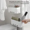 Kök lagringsorganisatör skåp under handfat lådan hållare avtagbar vägg sundries toalettartiklar organisation rack hyllan
