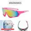 Солнцезащитные очки езды на велосипедных солнцезащитных очках UV400 Спортивные горные велосипеды Мужские и женские дорожные очки Q240509