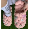 Slippers 2024 Summer Bubble Woman Open Toe Massage Sandals Fashion Peanut Shoes Flip-flops Beach Non-slip Ladies