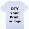 T-shirts Personnalisez votre nom T-shirt imprimé pour garçons et filles Photo bricolage pour votre propre design Clothens Vêtements Summer T-shirtl2405