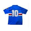 94 95 Sampdoria Mancini Vialli Home Soccer Jersey 1990 1991 1994 1995 Maglie da Calcio Sampdoria Retro Vintage Classic Football Shirt Maillot