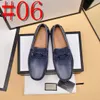 40model 2024 Marque en cuir pointu Men de luxe Men de luxe Designer de conduite décontractée Brown Black Loafers Mensins Chaussures de robe de mariée italien Tassel Taille 38-46