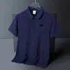 Men's Polos MMens shirt Luxury Printed top T-shirt Decal cotton Polo T-shirt Mens summer fashion casual short-slved blazer Y240510VUY6