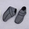 Chaussures décontractées Fashion hivernale Tissu thermique Diabète gras large larges hautes pieds de pointe porte douce et confortable grande taille 35-49