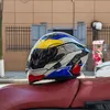 Orz Motobike Helmet Unisex Motocycle Helmets Modular Filp Up Full Face RacingデュアルバイザーDOT承認240509