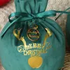 3 -stcs cadeau wrap Christmas Apple wikkelzak kerstavond fluwelen korset wrap Sugar Bag kersttas Bag Student Kinderen Creatieve cadeauzakken