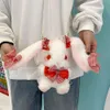 Śliczna Lolita JK Style jeden pluszowy koronkowy dziobowy królik torebka na ramię 80% fabrycznie hurtownia