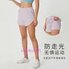 Lul Designer bequeme Frauen Sport Radfahren Yoga Hosen Shorts gleiche Laufshorts weibliche Futter gefälschte Taschenhöhe Hochelastische atmungsaktiv