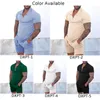 Шорты для мужских спортивных костюмов Мужские штаны 2 ПК/Установите 3D Print Polyest