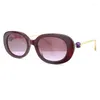 Lunettes de soleil Rétro Small Frame pour femmes Luxury Vintage Pearl Decoration Y2K Sun Glasses Shades UV400 Eyeglass