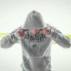 Mens Hoodies Sweatshirts Men Gym Gymnasium Alfalete Bodybuilding Workout Fitness Sweatshirt Manlig sportkläder Huvjacka Drop Deliv DHB4U