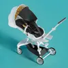 Strollers# baby stroller 0 to 3 years four wheels stroller folding carriers and strollers Can sit or lie down lightweight baby stroller T240509