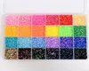 Nagelkonstdekorationer 24000pc mix färger runda pärlor rhinestones 3mm4mm5mm ab flatback resin crystal stones 6 colors 4girds 24gird5095252