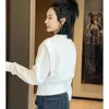 Damen Hoodies Sweatshirts Mode Oneck Spleißen Reißverschluss Solid Farbe Sportbekleidung für Frauenkleidung 2023 Herumnwinter Loose Korean Top Casual Sportswe