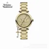 Vivienewestwood Womens Watch - Queen Dowager West High End Gold Key Fashion Fairy Style Quartz Watch9l7x
