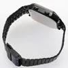 Humpbuck Timeless in acciaio inossidabile Dual Time Fuso Design classico Waterproofless Watch 240428