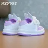 Kinderen kleine witte schoenen lente herfst herfst tens sneakers jongens meisjes sport schattig konijn oor zachtjes opgeloste casual bord 240509