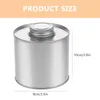 Storage Bottles 2 Pcs Tank Dog Food Container Tinplate Kitchen Canisters Countertop Airtight