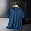 Factory Direct Sales Paar Ice Silk T -shirt Korte mouw plus size heren snel drogen dames sportkleding s 240510