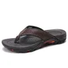 Summer Mens PU Slifori in pelle Flops da esterno Uomini Slipping Casclas Casclas Hombre Flip Flop News 2020 Flipflips Flipflips