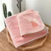 Designer Towel Men Women Nanofibers Washcloth 2 Piece Set Flannel Letter Facecloth Fashion Washrag Brand Loop Towel Home Textiles Bath Towel