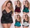 Mini de nuit sexy femme Lace Lace Nightwear Slembear Vneck Babydolls Summer Style Lingerie Robe Pajamas Plus taille 5xl5687185