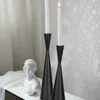 Candle Holders ABSF 2Pcs Taper Candlestick Table Decorative Stand For Wedding Dinning Party Home Decor