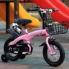 Strollers# Doki Children bicycle 12/14/16 Inch 2-9 years old baby boys kid bike stroller girls and boys Exercise Students bike Gift T240509