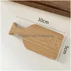 Openers Blank Diy Beech Wooden Round Shape Bottle Opener Coaster Fridge Magnet Decoration Beer Custom Logo Home Garden Kitchen Drop D Ot0Q8