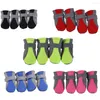 Hondenkleding Non-slip schoenen Rubberzool Pet Paws Protector Anti-Skid Laarzen Waterdicht wandelen voor buitenactiviteiten