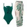 Swimwear féminin 2024 Bow Color Couleur en une seule pièce Set de maillot de bain français Masque de ventre rétro français minceur