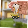 Tornari percorsi Transportazione 1 Keechain per zaino Key Chain Kid Boy Girl Party Party Gift Boysing Keyring BASSAGGIO CASCHIO COTCOF