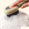 Ben spazzole di pulizia nuovi spazzole per scarpe liquide matic con distributore di sapone manico lungo le setole morbide detergente per la lavanderia per la bianche