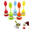 Teesiegel Großhandel SILE GLEY -Infuser mit Edelstahlsieb und Tropfschale für Kräuter -Drop -Lieferung Hausgarten Küche, DHN6Z