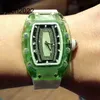 Designer RM Wristwatch Mill Business Leisure RM07-02 MILLR MILLR completamente automatico orologio da donna in cristallo verde A8el