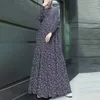 Этническая одежда Марокканская ближневосточная мусульманская мусульманская исламская комфортация и повседневная пуловер с длинным рукавом в горошек.
