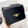 Designer jeugd drie persoon voorhuid lederen koehide tas crossbody tas stof bedrukte zak zadeltas