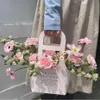 3Pcs Gift Wrap Packaging Flower Boxs Rose Wrapping Handheld Waterproof Kraft Paper Bag Arrangement ValentineS Day Wedding Decoration Gift Bag