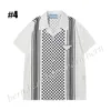 Fashion Men's Printed Beach Shirt Casual Summer Short Sleeved Shirts for Men