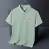 Mens d'été de golf d'été Polo Business haut de gamme pour hommes à manches courtes à manches à manches décontractées Vêtements de golf respirant pour hommes respirants 240510