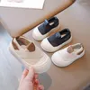 Första vandrare Baby Walking Shoes Children's Canvas Autumn Kindergarten Boys 'Little White Women's Soft Sole