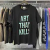 Trend High Quality Galle Dapt t Shirts Designer Tshirt Fashion Art Kills Rupture Printed Short Sleeved T-shirt for Men and Women with Real Logo