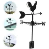 Decorazioni da giardino Metel Weather Vane Gallo vento tetto tetto per la fattoria di agricoltura decorazione