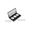 Storage Bottles 3 Pcs Empty Eye Shadow Box Blush Organizer Small Makeup Organizers Eyeshadow Pan Case Plastic