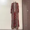 Trench Coats pour femmes Yudx Miyake Modèle décontracté robe peplum peplum à manches longues veste Cape Cape imprimé mode 2024 été