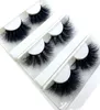 Mink Lashes 25mm Fluffy Messy 3D False Eyelashes Handgjorda dramatiska långa naturliga fransar 100 Mink Eyelashs Extension Makeup Tool1168885